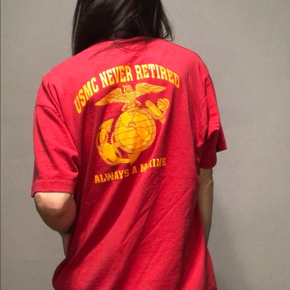 Vintage Marines USMC t shirt - Picture 2 of 5